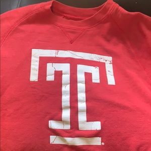 temple university iconic T crew neck sweatshirt